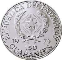 150 Guaraníes obverse