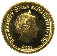 ½ Crown obverse