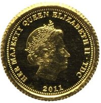 ½ Crown obverse