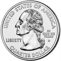¼ Dollar obverse