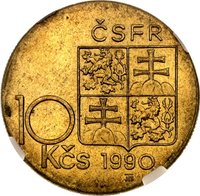 10 Korun / Korún obverse