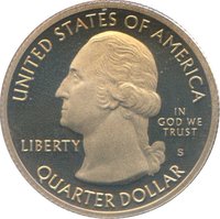 ¼ Dollar obverse