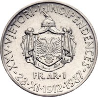 1 Frang Ar reverse
