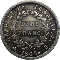 ½ Franc reverse