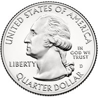 ¼ Dollar obverse