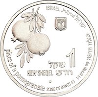 1 New Sheqel obverse