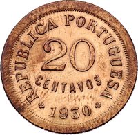 20 Centavos reverse