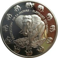 1000 Francs CFA reverse