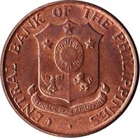 1 Centavo obverse