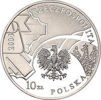 10 Zlotys obverse