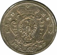 6 Kreuzer Landmunze reverse