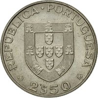2.50 Escudos obverse