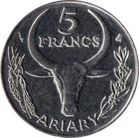 5 Francs reverse