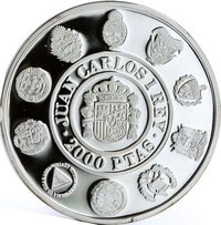 2000 Pesetas obverse
