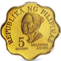 5 Sentimos obverse