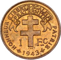 1 Franc reverse