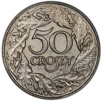 50 Groszys reverse
