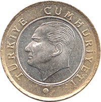 1 Lira obverse