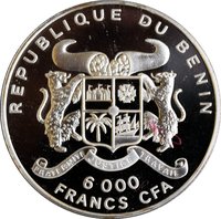 6000 Francs CFA obverse