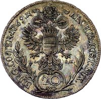 20 Kreuzers reverse