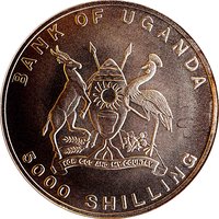 5000 Shillings obverse