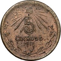5 Centavos reverse