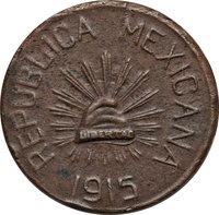 5 Centavos obverse