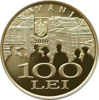 100 Lei obverse