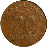 20 Centavos reverse