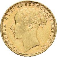 1 Sovereign obverse