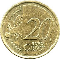 20 Euro Cents reverse