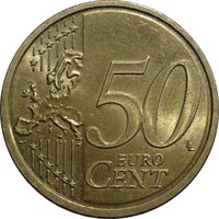 50 Euro Cents reverse