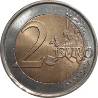 2 Euro reverse