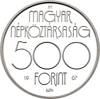 500 Forint obverse