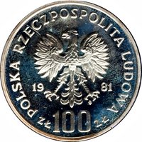 100 Zlotys obverse