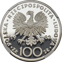 100 Zlotys obverse