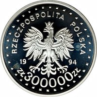 300000 Zlotys obverse