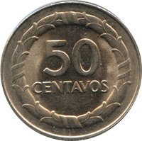 50 Centavos reverse