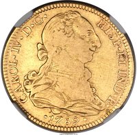 4 Escudos obverse