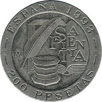 200 Pesetas reverse