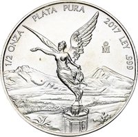 ½ Onza "Libertad" reverse