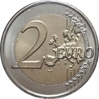 2 Euro reverse