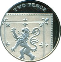 2 Pence reverse