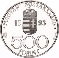 500 Forint obverse