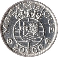 20 Escudos obverse