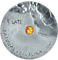 1 Lats obverse