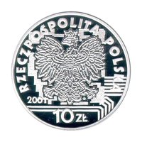 10 Zlotys obverse