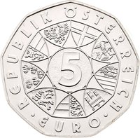 5 Euro obverse