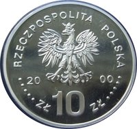 10 Zlotys obverse