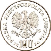 100 Zlotys obverse